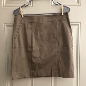 Ann Taylor Tan Skirt